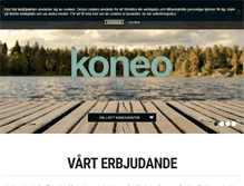Tablet Screenshot of koneo.se